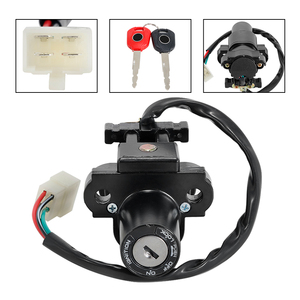 สวิทช์จุดระเบิดรถจักรยานยนต์ชุดล็อคพวงกุญแจสำหรับ Honda 35100-MCJ-671 35100-<span class=keywords><strong>MEE</strong></span>-671 35100-<span class=keywords><strong>MEE</strong></span>-A00 35100-MBW-A11 35100-MCC-E00 - Product Image 1