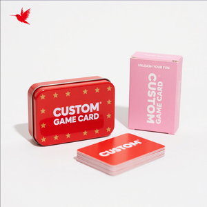 Tùy chỉnh in thẻ trò chơi bán buôn thẻ chơi không thấm nước với hộp thiếc tùy chỉnh - Product Image 1