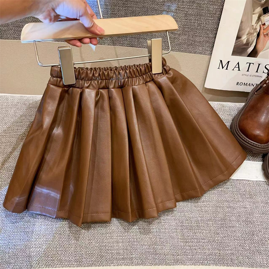 girls leather skirts