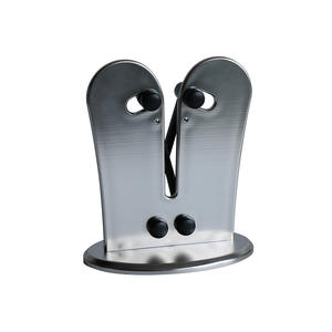 Afilador de Cuchillos Manual de Acero Inoxidable con Base, Multi-Angulo Ajustable, Utensilio de Cocina - Product Image 3