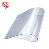 Intérieur Super clair pvc verre souple feuille de plastique transparent pour la protection de la table au sol Tapis de sol en PVC transparent