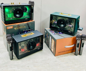 2024 Sáng Tạo A66 Trong Suốt Karaoke Bluetooth Loa Với 2 Microphone Chất Lượng Cao Loa Không Dây - Product Image 2