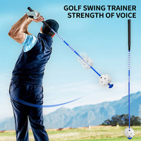 Balle creuse de golf Bâton d'entraînement au swing Bâton d'entraînement au swing fort Augmenter la vitesse du swing Retard Off Bâton Simulateur d'entraînement