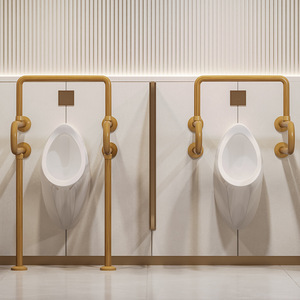Barra de Apoyo para Urinario Baiyurui, de Aleación de Aluminio, con Capacidad de Carga de 150 kg, para Personas Mayores y con Discapacidad, para Uso en Baños Públicos - Product Image 4