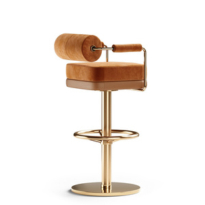 Hiện đại xoay thanh phân ghế cao với điều chỉnh chiều cao cho nhà <span class=keywords><strong>bar</strong></span> phòng khách tầng hầm-cho khách sạn nhà hàng nhà bếp - Product Image 5