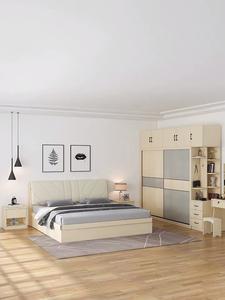 Set di Mobili Semplici e Moderni per Camera da Letto in Legno per Hotel a 5 Stelle Letto Matrimoniale King Size - Product Image 5