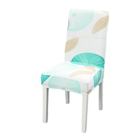 Housse de chaise moderne imprimée élastique pour chaise demi-sphérique, housse de tabouret de salle à manger lavable à la main, pour chaise d'hôtel 50*50*50cm