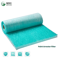Filter Penyerap Cat Baru yang Dapat Disesuaikan, Bahan Non Woven Fiberglass, Kapasitas Tinggi, Filter Udara Pra-Saring untuk Ruang Semprot Otomotif dan Industri