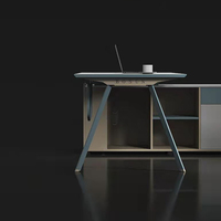 Scrivania di Lusso Moderna per Ufficio Dirigenziale, Arredamento per Casa e Ufficio per CEO
