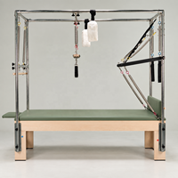 Offre Spéciale : Table de Pilates Cadillac Ajustable en Bois d'Érable Massif, Écologique, avec Ressorts en Fil de Piano, Certifiée CE, Usage Commercial