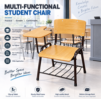 Meubles de classe, ensembles scolaires, design moderne, bureau et chaise pour un seul élève, pour enfants