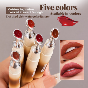 Private Label Vegan Mineral Liquid Lip Glaze Waterproof Long-lasting Lip Plumper-<b>blush</b> Drizzle Cream <b>Matte</b> Lip Gloss - Product Image 3