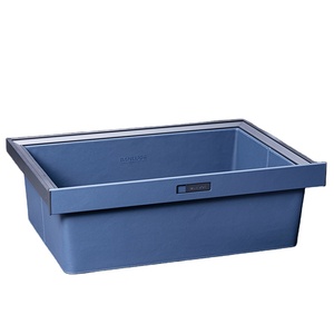 바지 랙이있는 가죽 보석 상자 서랍 옷장 보관 하드웨어 옷장 주최자 - Product Image 4