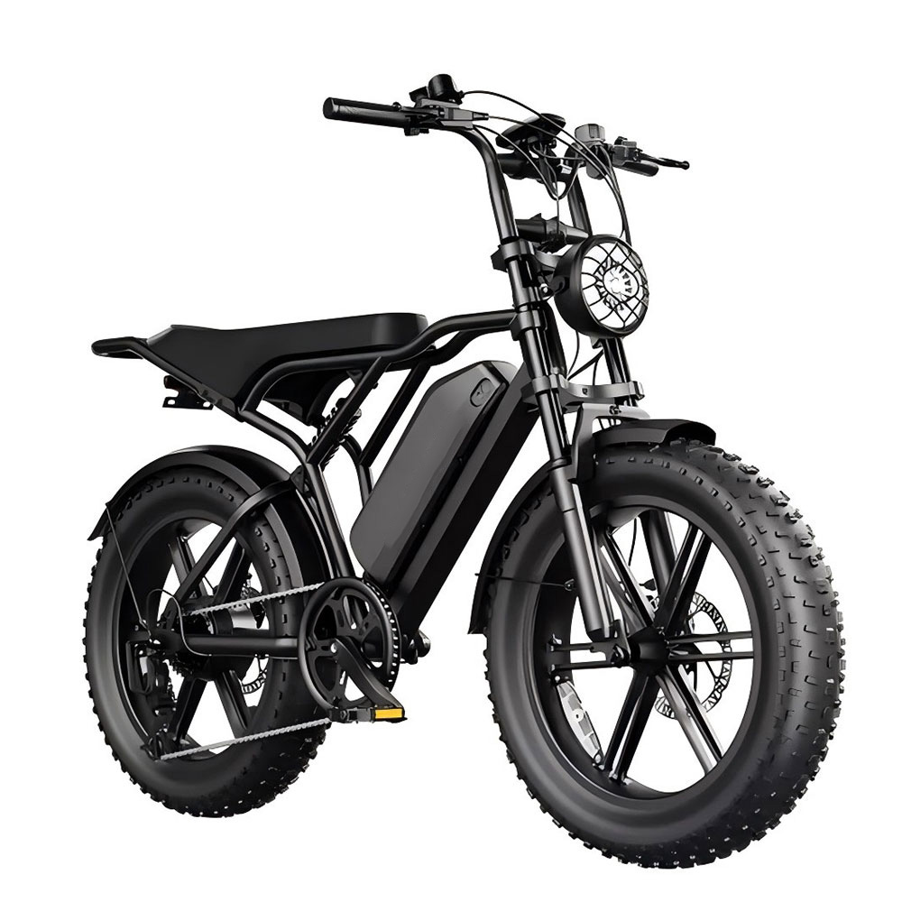 Bicicletta elettrica nera