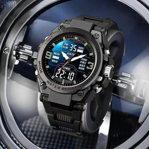 <span class=keywords><strong>Orologio</strong></span> da Polso alla Moda per <span class=keywords><strong>Uomo</strong></span>, <span class=keywords><strong>Orologio</strong></span> Sportivo con Display Doppio Colorato, Orologi Digitali da <span class=keywords><strong>Uomo</strong></span> - Product Image 4