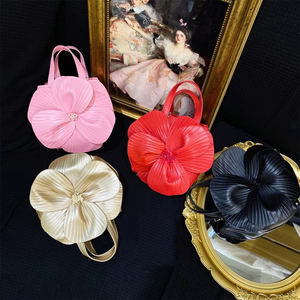 Borsa a secchiello mini da donna in pelle PU con chiusura a cerniera, impermeabile, pieghevole, in poliestere, <span class=keywords><strong>fantastico</strong></span> motivo floreale grande, nuovo arrivo, lusso - Product Image 6