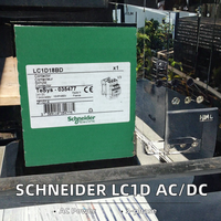 Kontaktor Elektromagnetik Tiga Fasa DC/AC AC Schneider LC1D/LC1E/LC1N 18A Model LC1D18B7/F7/M7/Q7 220v