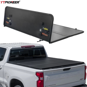 Cubierta Rígida de Aluminio para Camioneta <span class=keywords><strong>Chevrolet</strong></span>, 6.5 pies, Plegable en Tres Partes, para la Plataforma de la Camioneta, Compatible con Chevy Silverado 1500 Trail Boss 2024, 2025 y 2026 - Product Image 1