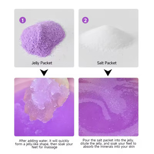 Korean Private Label Lavender Moisturizing Tender Foot Smooth Foot Soak <strong>Jelly</strong> <strong>Pedicure</strong> SPA Foot Scrub <strong>Pedicure</strong> Kit - Product Image 3
