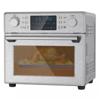 Four à friture sans huile et four grille-pain numérique JEWIN 25L avec fenêtre de visualisation, surface antiadhésive, 1800W, certifié CE/ETL