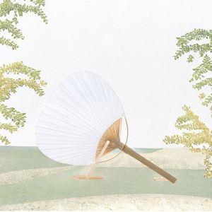 Éventails en bambou tissé personnalisés de style japonais, écologiques, promotionnels, pour mariage, décoration, cadeaux, avec poignée naturelle - Product Image 3
