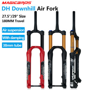 <span class=keywords><strong>Fourche</strong></span> de suspension pneumatique <span class=keywords><strong>DH</strong></span> professionnelle <span class=keywords><strong>26</strong></span> 27,5 29 <span class=keywords><strong>pouces</strong></span>, débattement de 180 mm, Boost 15*110 mm, 38 mm, plus robuste, pour VTT de descente - Product Image 1