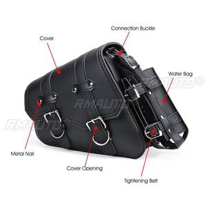 Alforjas Impermeables para Motocicleta, Bolsa Lateral para Herramientas, Bolsas de Almacenamiento de Equipaje Universales para Cafe Racer, Chopper, Bobber, Personalizadas - Product Image 2