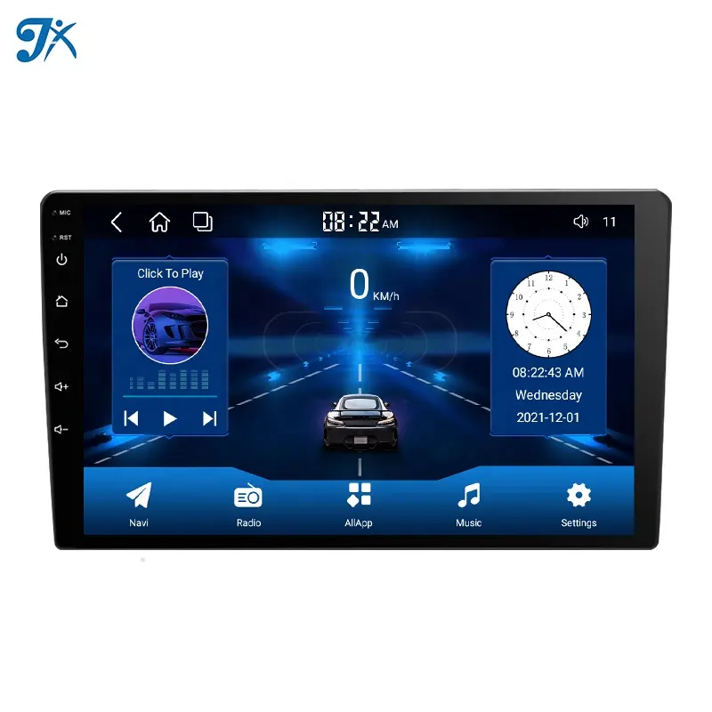 Junxuan In-stock 9/10 Android 10core System Car Stereo Universal 8+128G Carplay GPS WIFI Car Dvd Player Factory 13.3 Inch