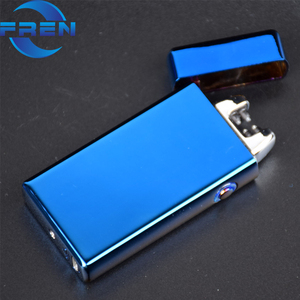 FR-609, <span class=keywords><strong>el</strong></span> Encendedor a Prueba de Viento Más Reciente, Encendedor <span class=keywords><strong>El</strong></span>éctrico de Doble Arco Recargable por USB de Metal Creativo - Product Image 2