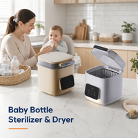 Robot culinaire pour bébé, laveur, sécheur, cuiseur vapeur, mini, compact, électrique, 500W, PVC, automatique, intelligent, réponse rapide