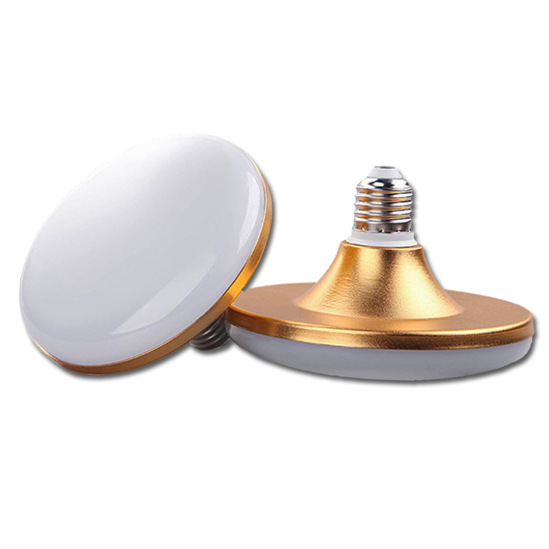 Factory Supply 15w 28w 36w 50w Led Bulb E27/B22 UFO Golden Bulb New Design Flying Saucer Round Circle Bulb Lights 85-265V