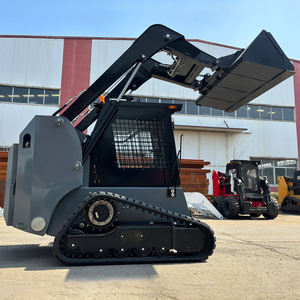 China Compact Track Loaders 75hp 100hp 140HP Cummins Engine <span class=keywords><strong>Crawler</strong></span> Skid Steer para la construcción - Product Image 3