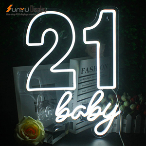 Sunyu phổ biến tùy chỉnh miễn phí thiết kế bữa tiệc sinh nhật Acrylic Led Neon dấu hiệu - Product Image 2