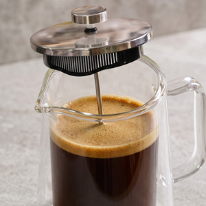 กระติกกาแฟเฟรนช์เพรสสแตนเลสแบบพกพา  กระติกกาแฟเฟรนช์เพรสแก้ว  เครื่องชงกาแฟเฟรนช์เพรส - Product Image 4