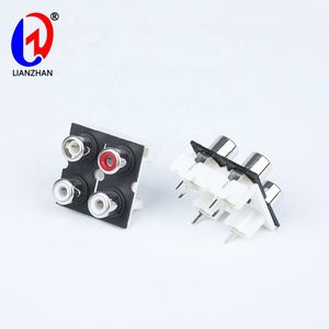 Presa incavo a 4 Pin <span class=keywords><strong>Jack</strong></span> femmina Audio Video con montaggio pannello AV connettore <span class=keywords><strong>Jack</strong></span> PCB montaggio pannello <span class=keywords><strong>Jack</strong></span> inca <span class=keywords><strong>Jack</strong></span> - Product Image 3