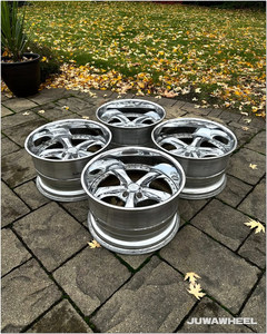 Jantes en alliage forgées 2 pièces 18x8.5J 5x112 5x120 pour BMW F30 M2 M3 E46 <span class=keywords><strong>Audi</strong></span> RS4 RS6 19 20 21 22 pouces, finition chrome concave - Product Image 5