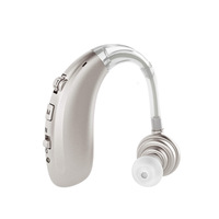 Amplificateur auditif BTE rechargeable par USB, super puissant, avec suppression du bruit, pour perte auditive légère à modérée