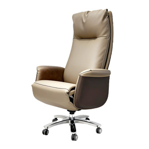 Yusen Leather Office <b>Chair</b> 75cm Backrest Swivel Reclining Executive <b>Chair</b> for Home Office <b>Study</b> - Product Image 2