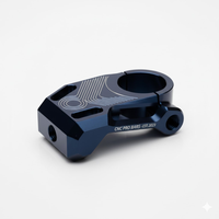 CZ102 Penutup Pengangkat Setang Sepeda Motor Aluminium Anodized Presisi CNC Dibuat dengan Mesin CNC Kustom