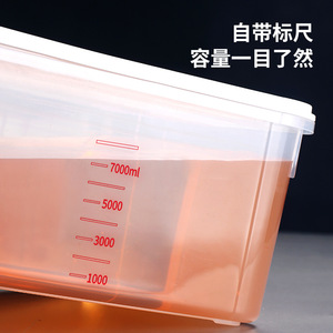 Drop shipping available. <b>Large</b> capacity, thickened kitchen storage <b>box</b>, household refrigerator crisper, <b>large</b> <b>plastic</b> anti-mold - Product Image 3