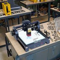 Machine de gravure à diode refroidie par air NEJE haute précision, facile à utiliser, type portique, pour DXF, pierre, caoutchouc, bois, cuir, métal, verre