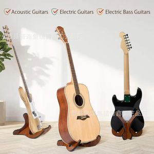 Soporte de guitarra plegable en forma de X de madera para guitarra clásica y folclórica, soporte de exhibición para mesa - Product Image 3