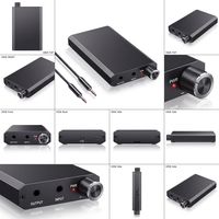 ESynic Mini HiFi Kulaklık Amplifikatörü 16-300 Bas Güçlendirme Bas Ses Kontrolü 3.5mm Jack Alüminyum Alaşımlı Muhafaza 8H Pil Ev
