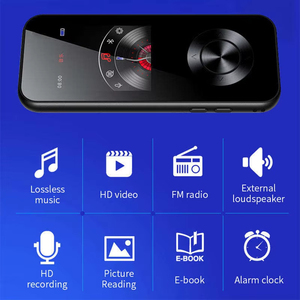 เครื่องเล่น MP3 MP4 แบบพกพา หน้าจอ 2.0 นิ้ว ควบคุมด้วยปุ่ม รองรับเสียง HiFi บันทึกเสียง บลูทูธ 5.0 รองรับการ์ด TF เครื่องเล่นเพลงสำหรับออกกำลังกาย - Product Image 5