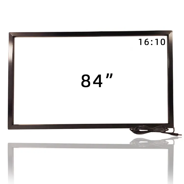YCL прямые продажи с фабрики 84 дюймов инфракрасный ИК мульти сенсорный Узкий Тонкий индивидуальный экран Рамка