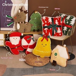 Peluche Navideño <span class=keywords><strong>de</strong></span> Hombre <span class=keywords><strong>de</strong></span> Jengibre, Papá Noel, Muñeco <span class=keywords><strong>de</strong></span> Nieve, Reno y Árbol <span class=keywords><strong>de</strong></span> <span class=keywords><strong>Navidad</strong></span>, Regalo Navideño para Niños - Product Image 5