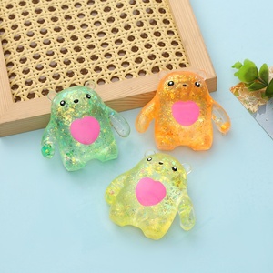 JO TOYS Soft TPR Maltose Squishy <b>Cute</b> <b>Bear</b> Sensory Decompression Toy 6x7cm for Ages 5+ - Product Image 2