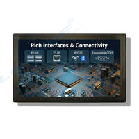 Panel de Pantalla Táctil Industrial para Montaje en Panel Externo, PC sin Ventilador con Montaje VESA para Línea de Producción, Terminal HMI