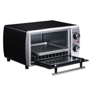 Fábrica Direta Fabricante Profissional Personalizado Mais Novo Estilo 650W 9L Pequeno Counter-Top Mecânica Convecção Forno Elétrico