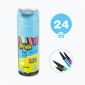 Watercolor Brush Pens - 24 Flexible Brush Tip Markers Refillable Water Brush Pen for Mess-Free Watercolor Painting